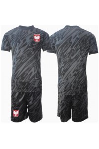 Polen Doelman Babytruitje Uit tenue Kind EK 2024 Korte Mouw (+ Korte broeken)